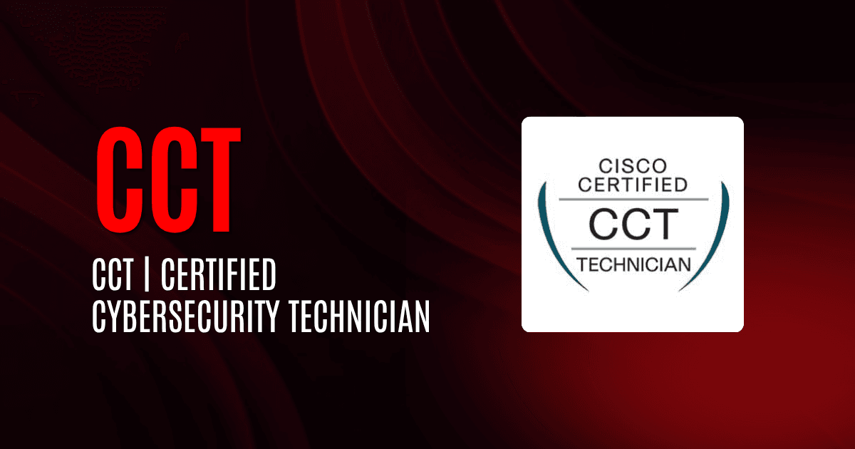 CCT | Certified Cybersecurity Technician