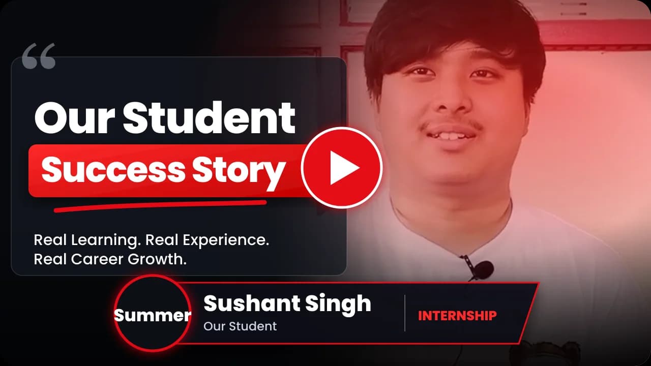Summer internship student: video testimonial