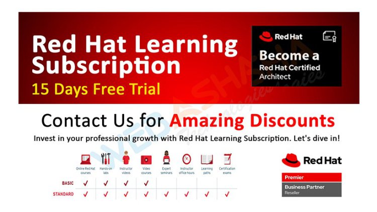 Up to 50% Discount on Red Hat Learning Subscription RHLS Standard LS220 | Basic LS120 | Premium LS520