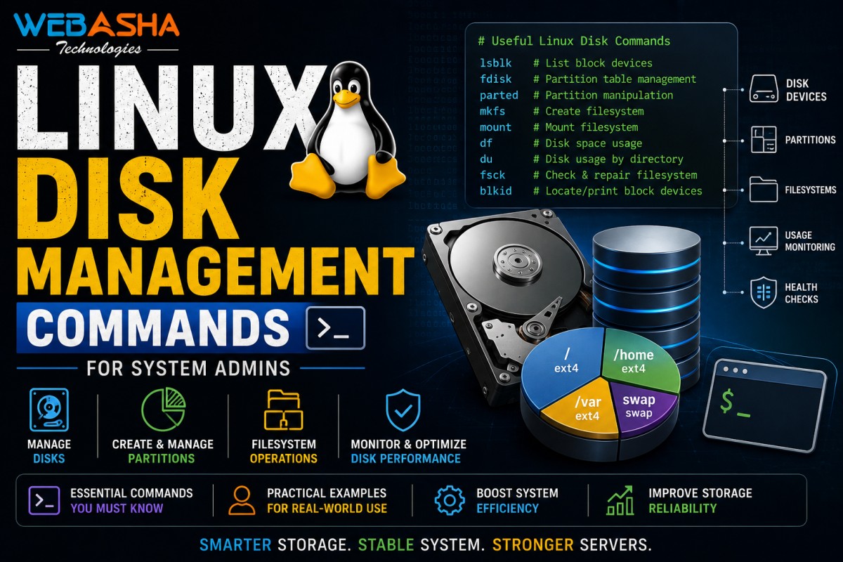 Linux Disk Management Commands for System Admins