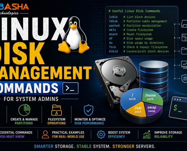 Linux Disk Management Commands for System Admins