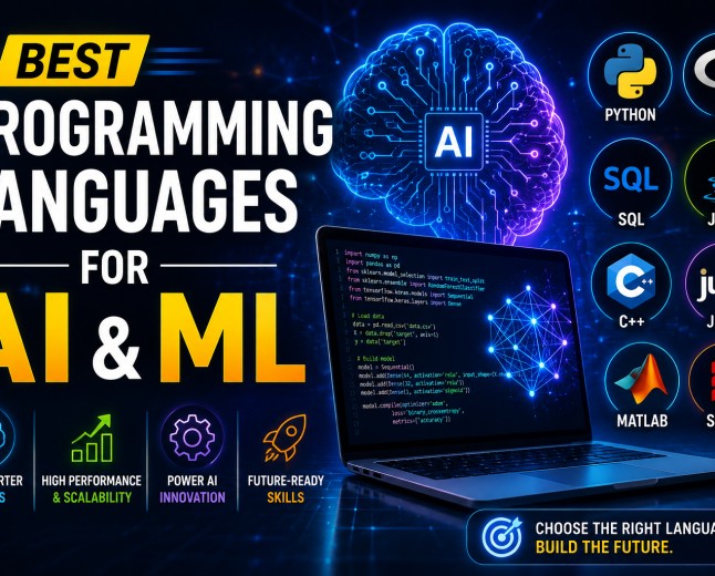 Best Programming Languages for AI and ML