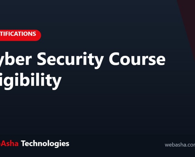 Cyber Security Course Eligibility