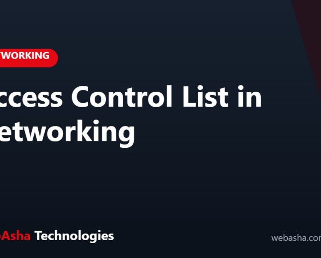 Access Control List in Networking