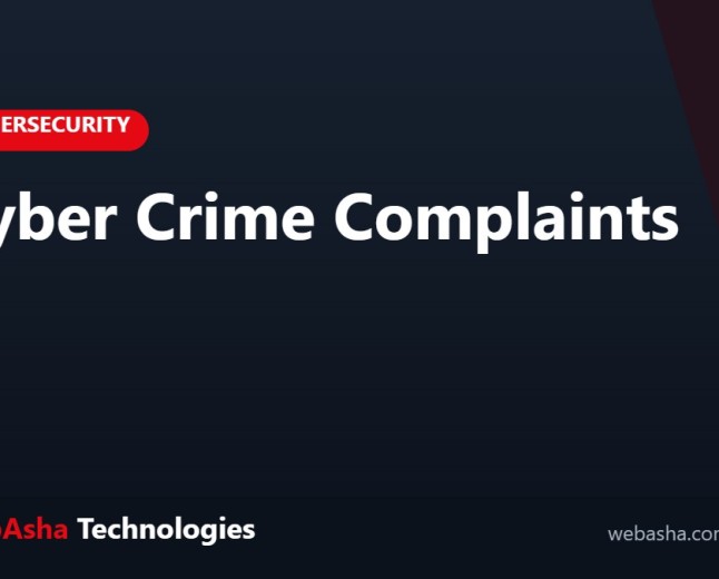 Cyber Crime Complaints