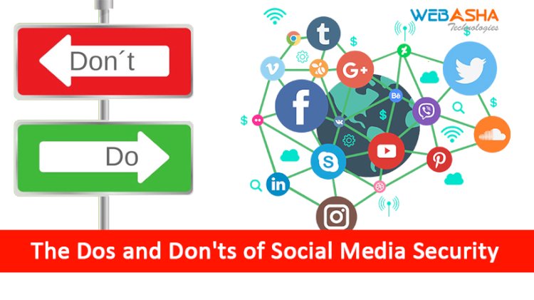 The Dos and Don'ts of Social Media Security: A User's Guide