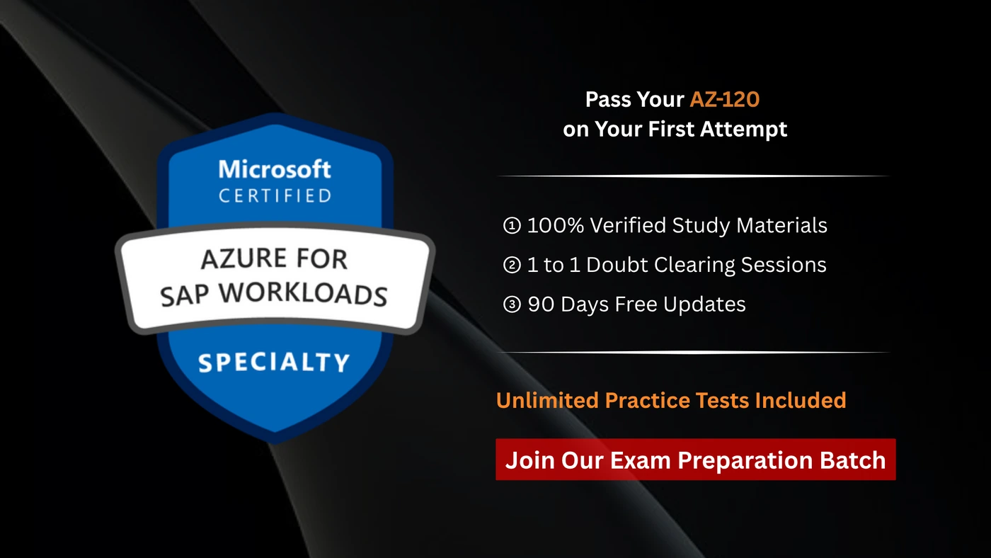 AZ-120 Microsoft Certified: Azure for SAP Workloads Specialty