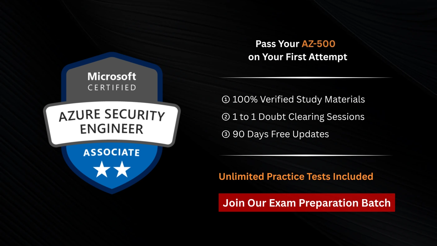 AZ-500 Microsoft Certified: Azure Security Engineer Associate