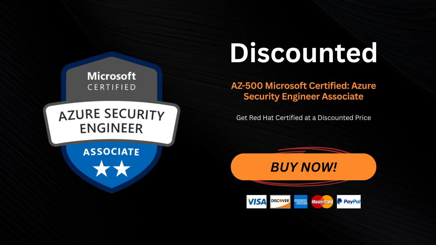 AZ-500 Microsoft Certified: Azure Security Engineer Associate