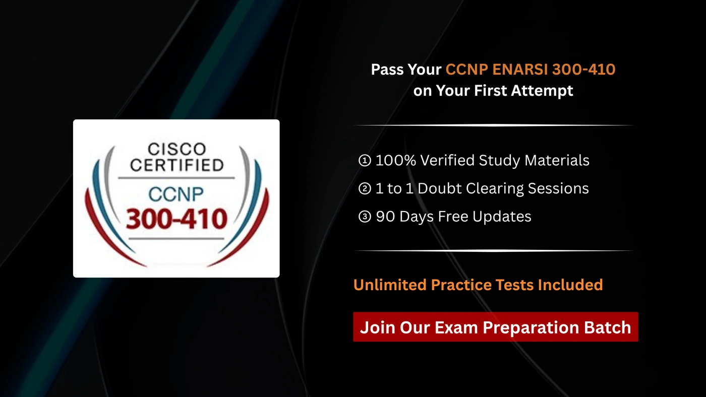 CCNP ENARSI 300-410 - Implementing Cisco Enterprise Advanced Routing and Services