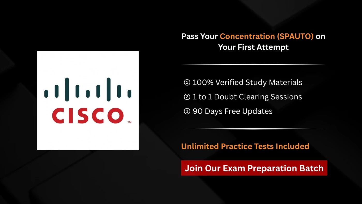 CCNP Service Provider - Concentration (SPAUTO)
