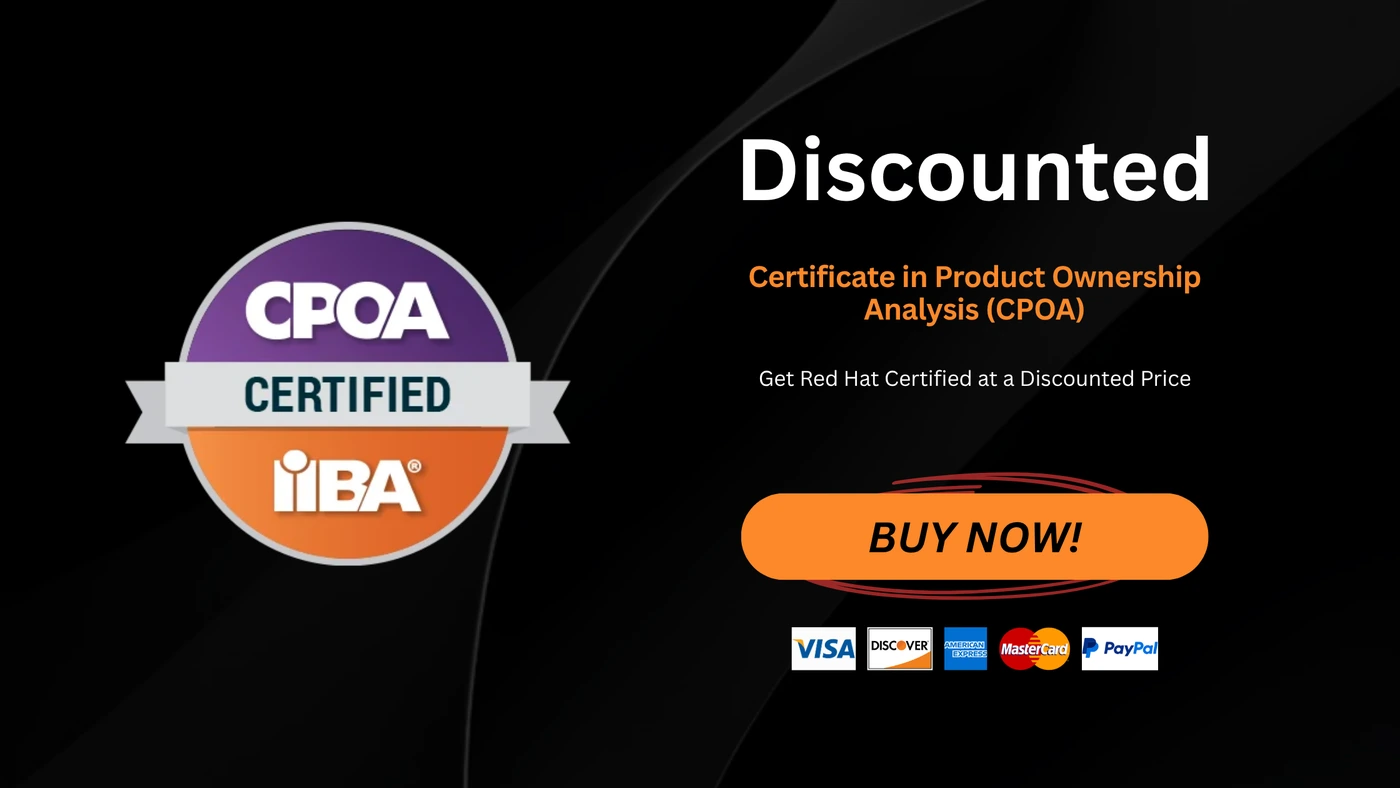 Certificate in Product Ownership Analysis (CPOA)