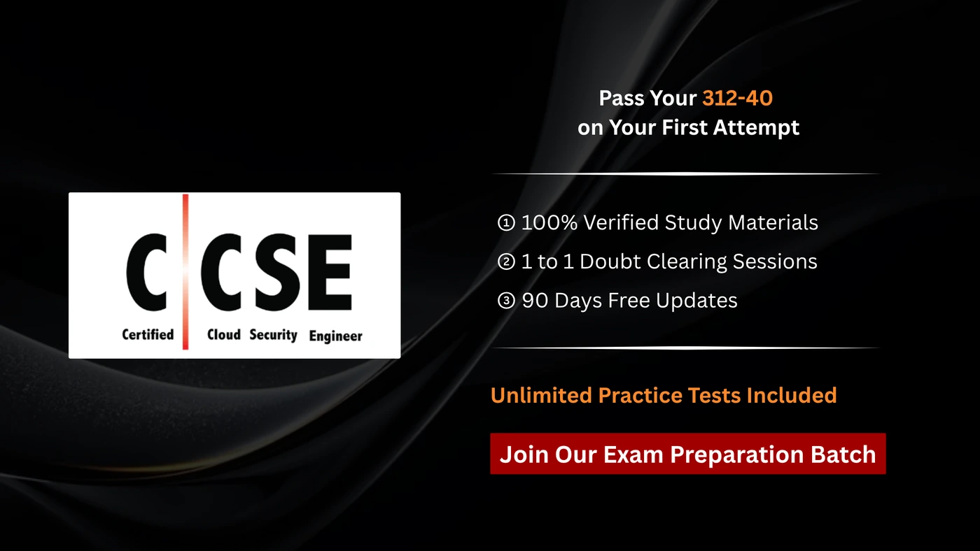 Certified Cloud Security Engineer (CCSE)