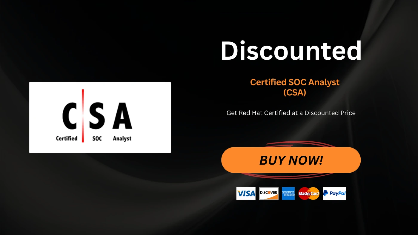 Certified SOC Analyst (CSA)