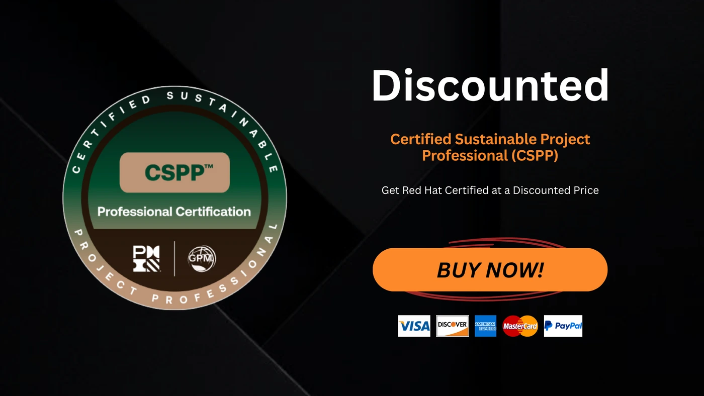 Certified Sustainable Project Professional (CSPP)