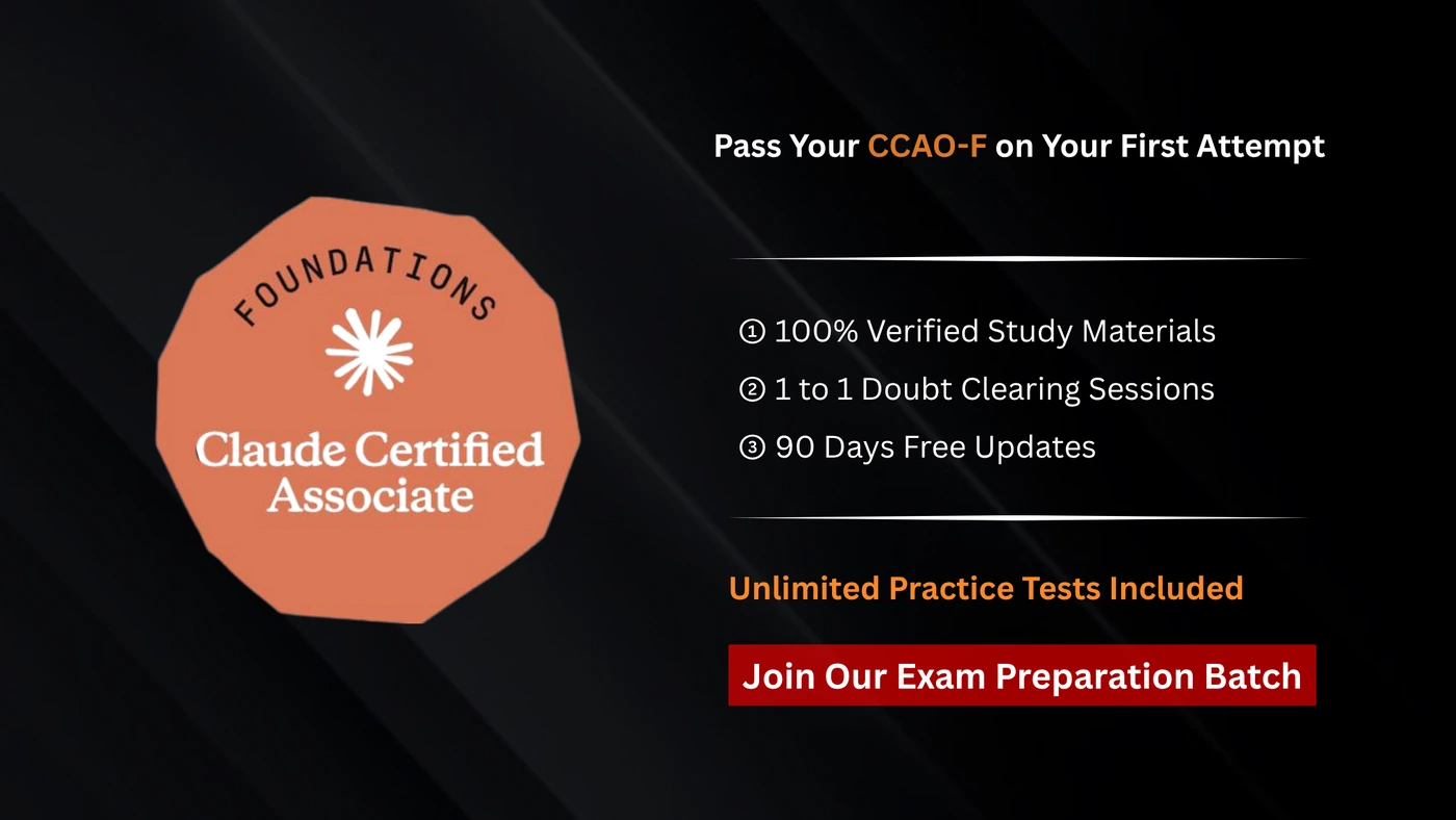 Claude Certified Associate - Foundations (CCAO-F)
