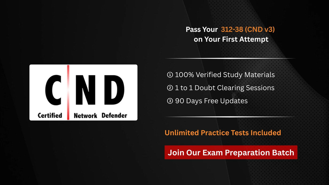 CND v3 312-38 - Certified Network Defender