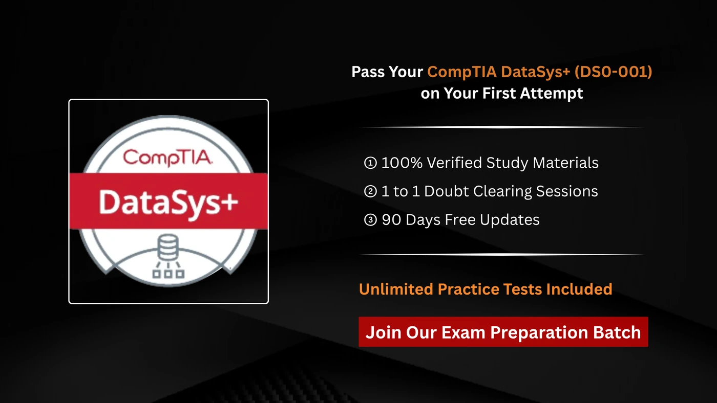CompTIA DataSys+ (DS0-001)