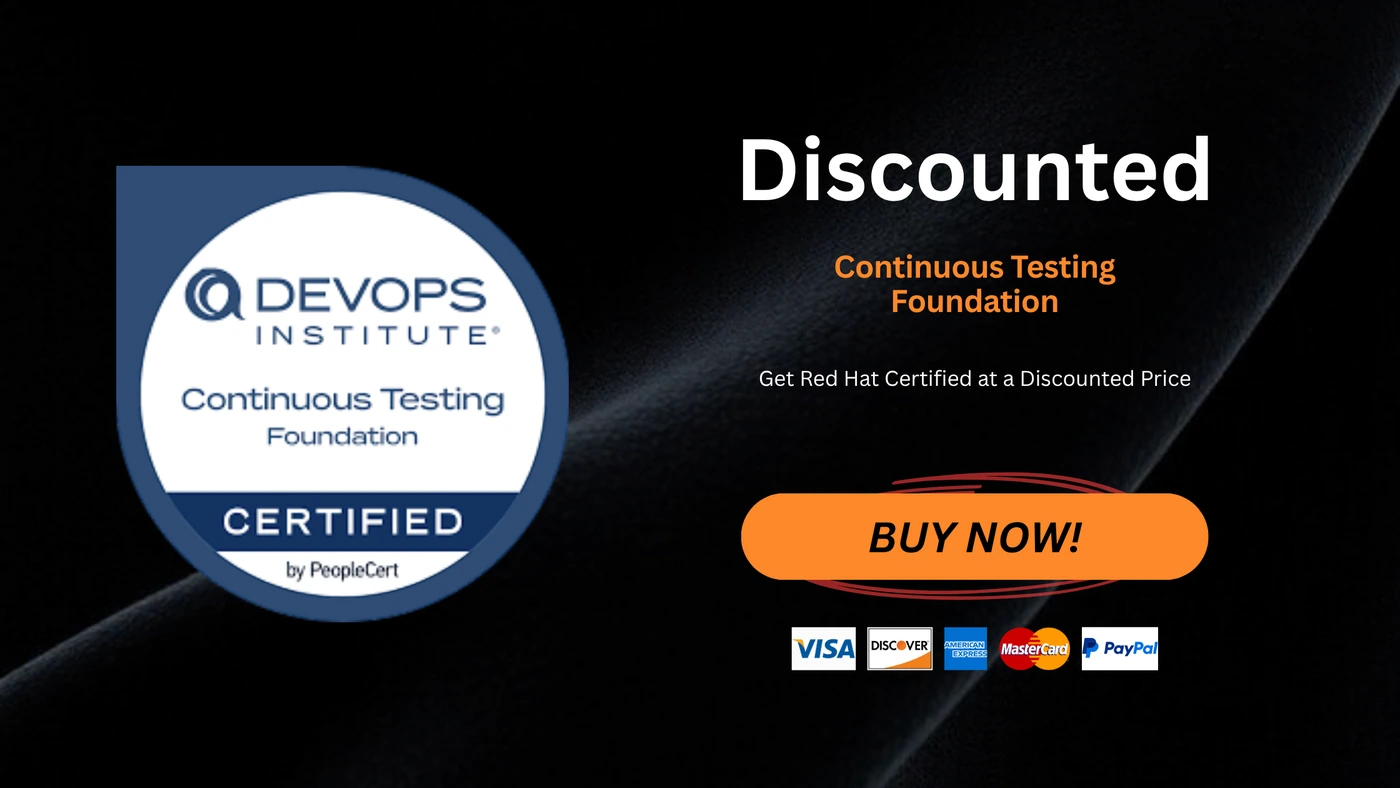 Continuous Testing Foundation