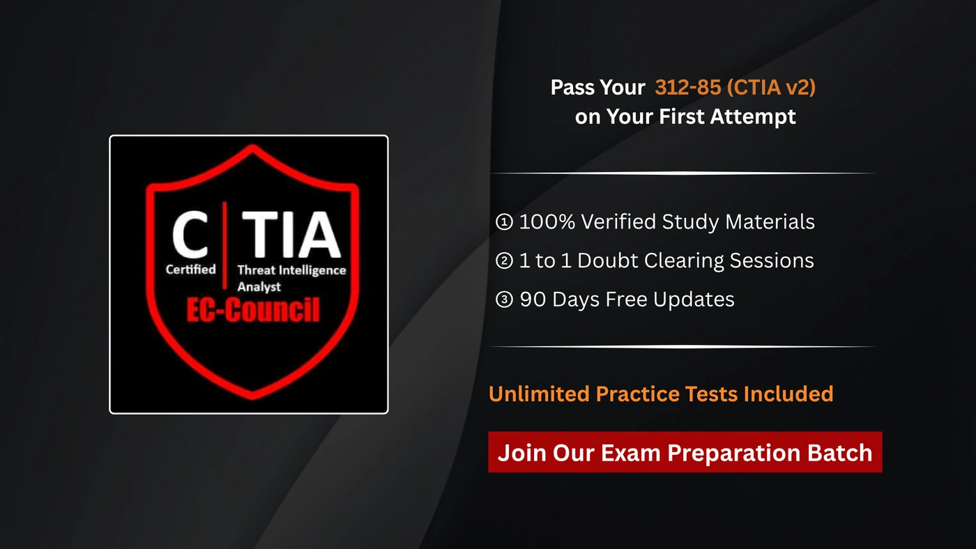 CTIA v2 312-85 - Certified Threat Intelligence Analyst
