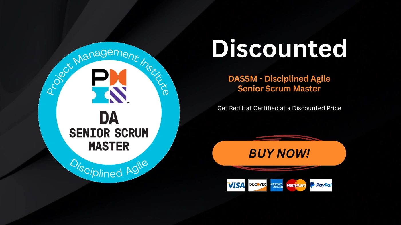 DASSM - Disciplined Agile Senior Scrum Master