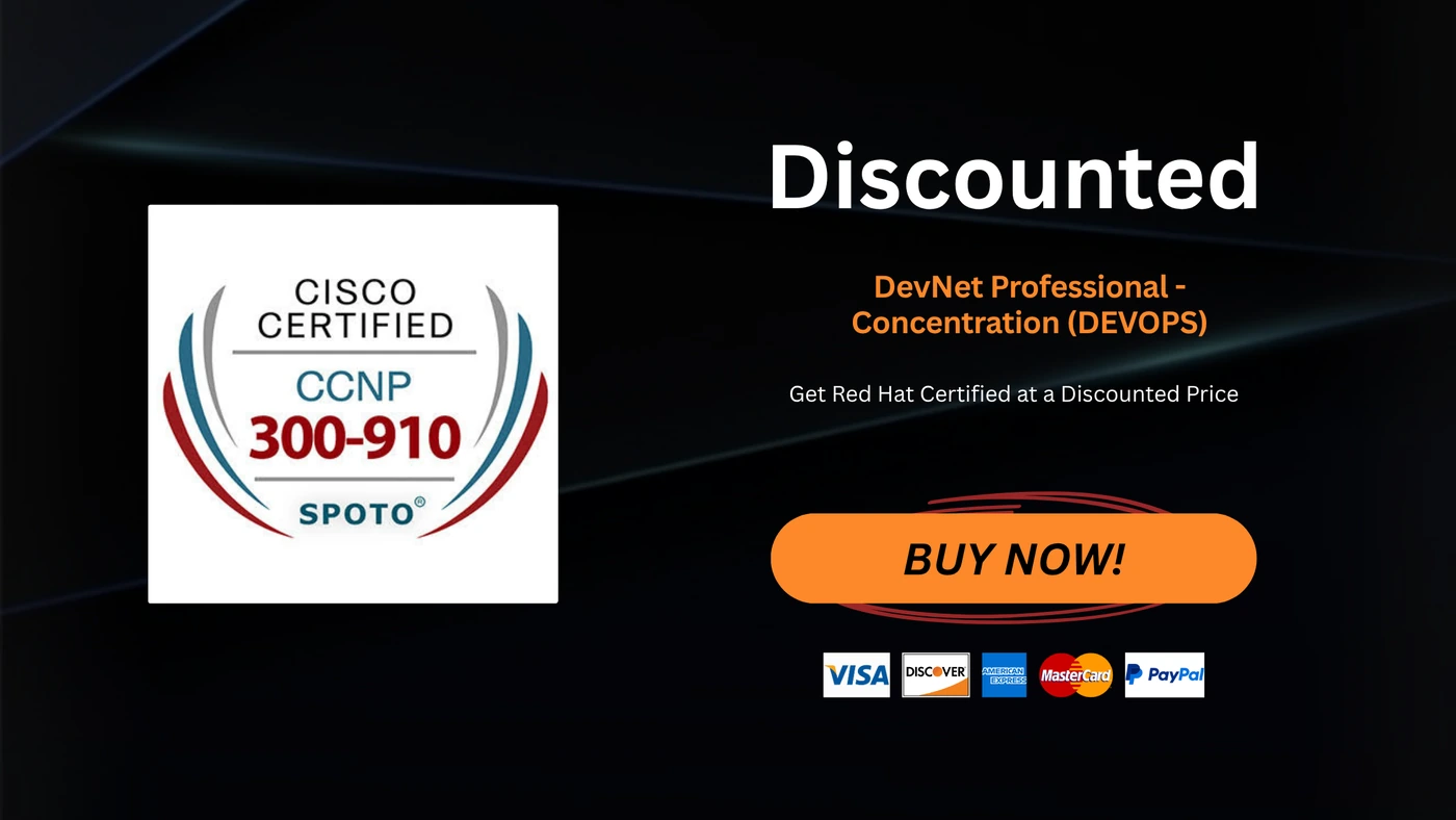 DevNet Professional - Concentration (DEVOPS)