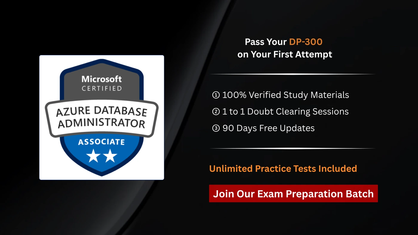 DP-300 Microsoft Certified: Azure Database Administrator Associate
