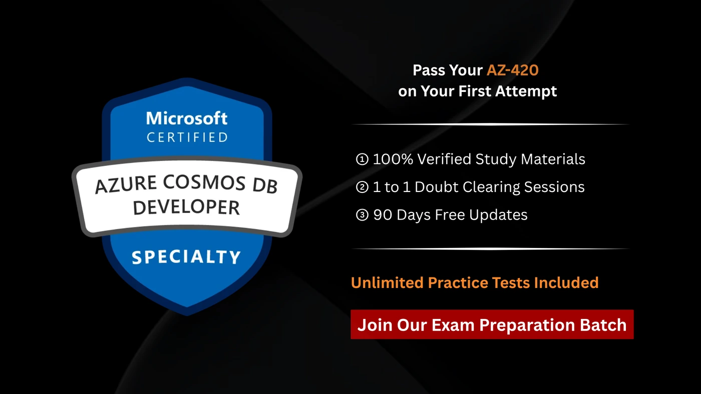DP-420 Microsoft Certified: Azure Cosmos DB Developer Specialty