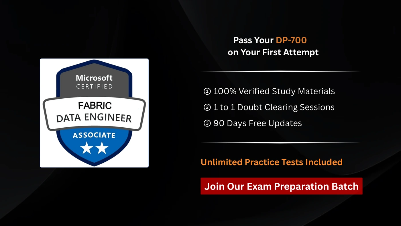 DP-700 Microsoft Certified: Fabric Data Engineer Associate