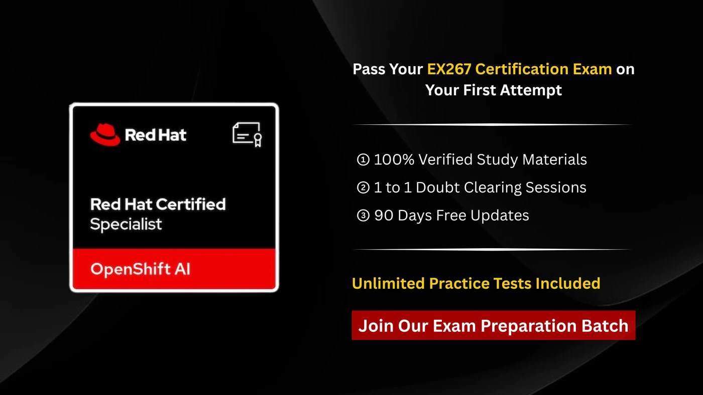 EX267 Red Hat Certified Specialist in OpenShift AI