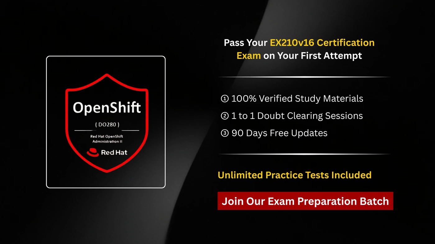 EX280 Red Hat OpenShift Administration II