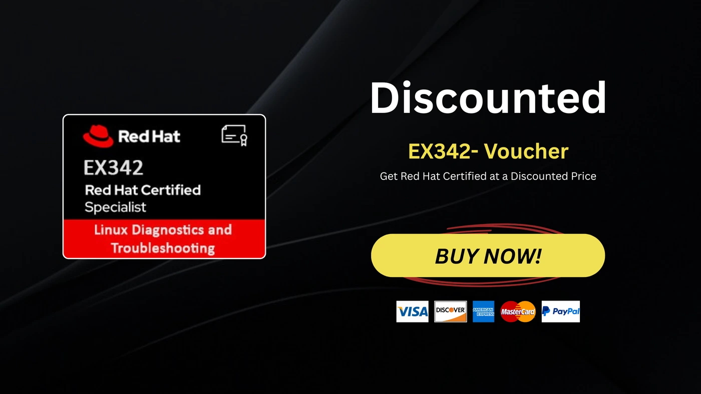 EX342 Red Hat Certified Specialist in Linux Diagnostics and Troubleshooting