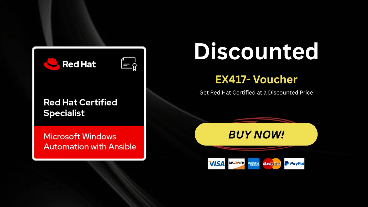 EX417 Red Hat Certified Specialist in Microsoft Windows Automation with Ansible