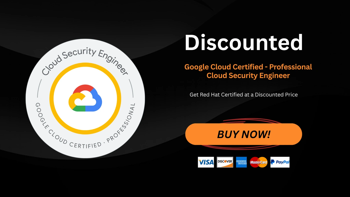 Google Cloud Certified - Professional Cloud Security Engineer