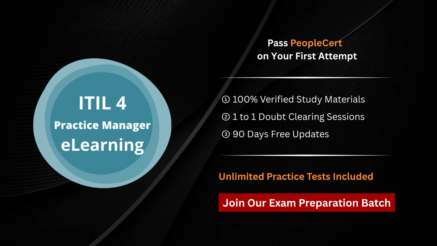 ITIL 4 Practice Manager (PM)