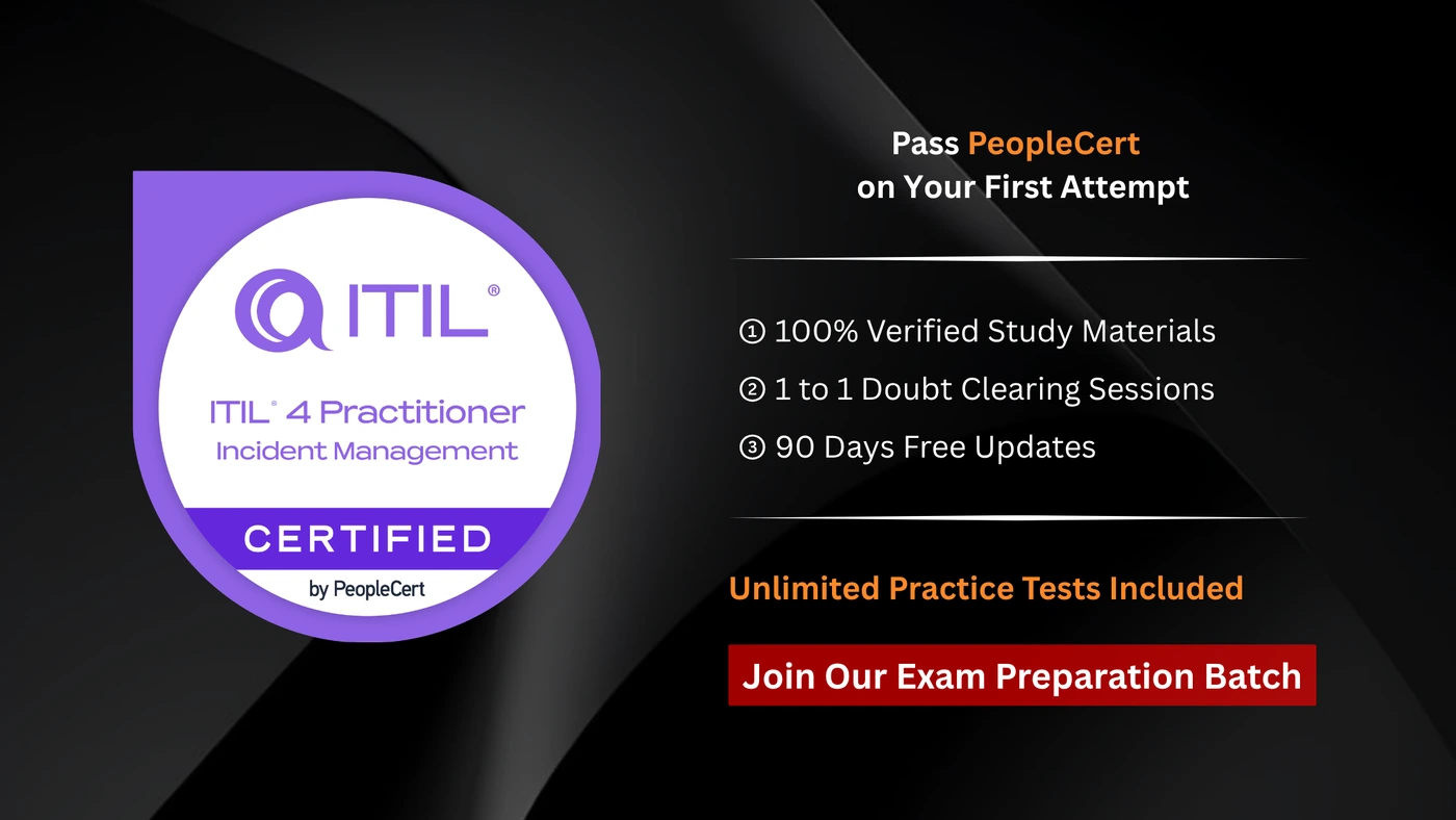 ITIL 4 Practitioner: Incident Management