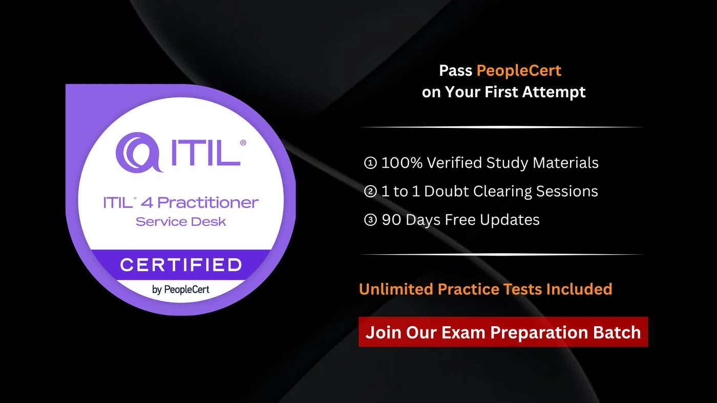 ITIL 4 Practitioner: Service Desk