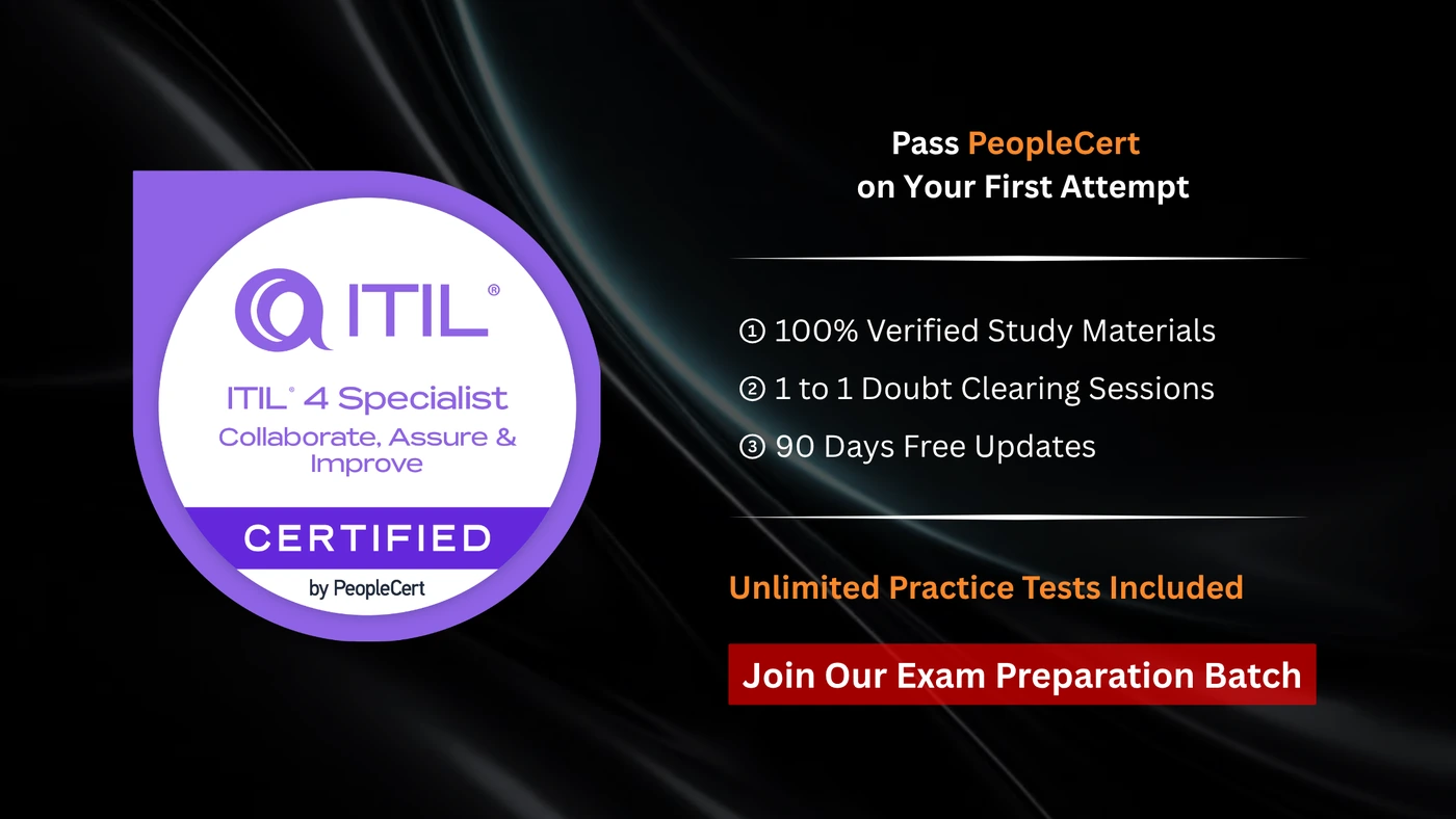 ITIL 4 Specialist: Collaborate, Assure and Improve