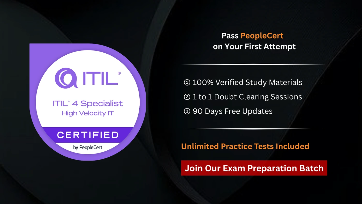 ITIL 4 Specialist: High-Velocity IT (HVIT)