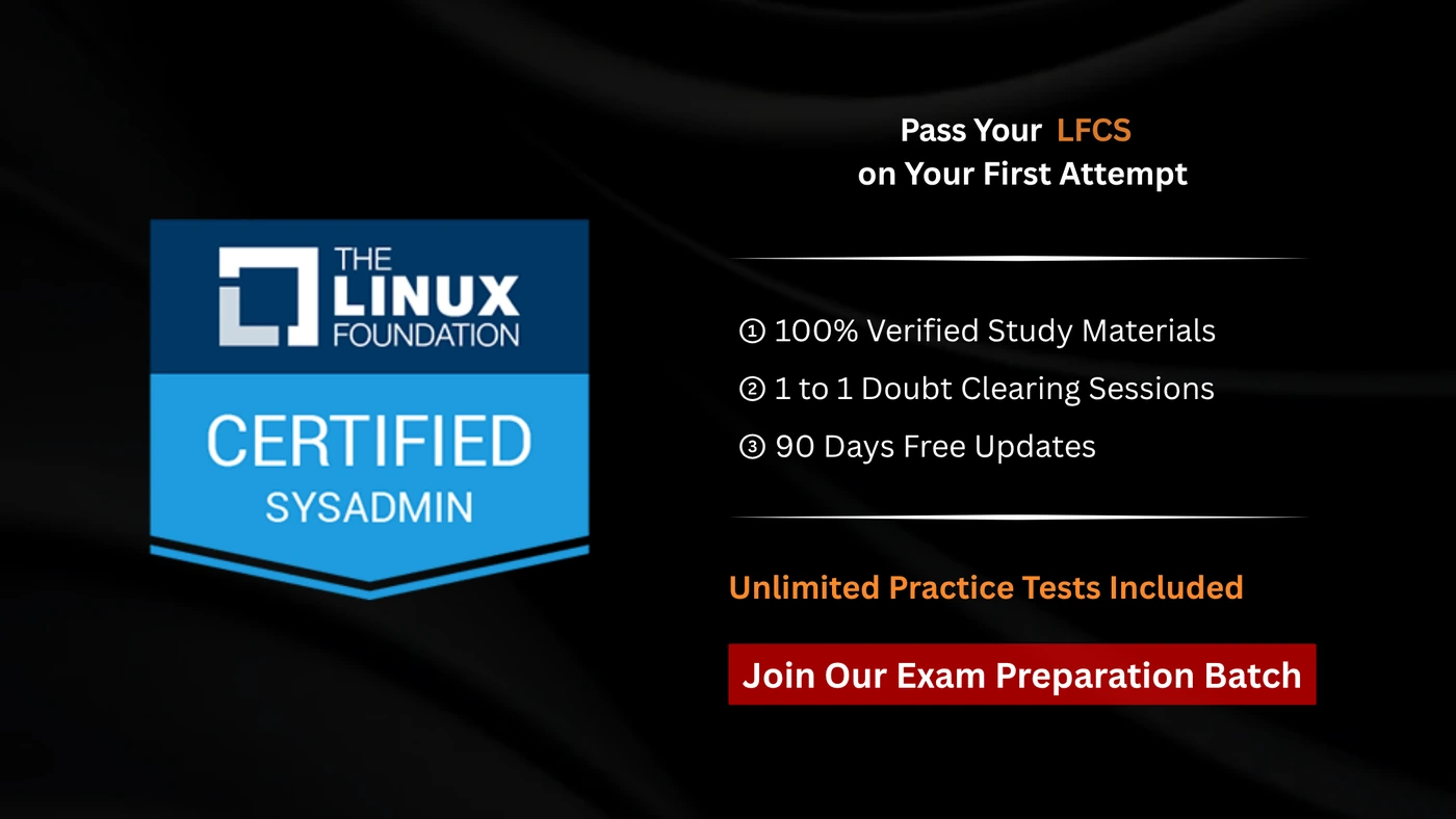 LFCS - Linux Foundation Certified System Administrator