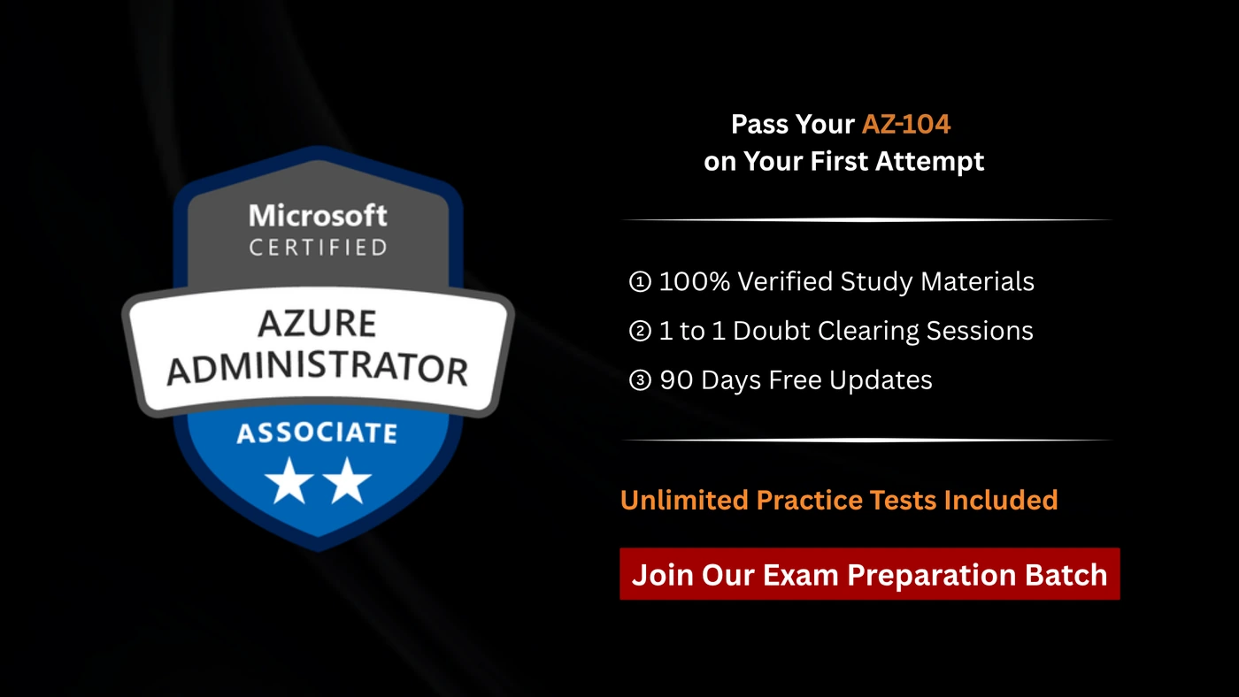 AZ-104 Microsoft Certified: Azure Administrator Associate