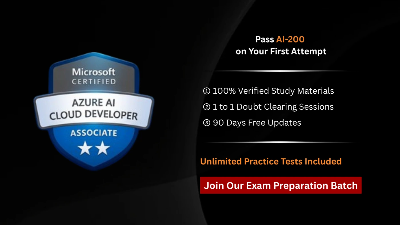 Microsoft Certified: Azure AI Cloud Developer Associate