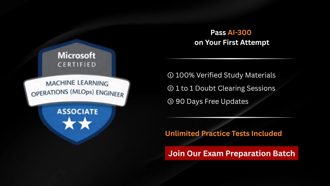 Microsoft Certified: Azure MLOps Engineer Associate