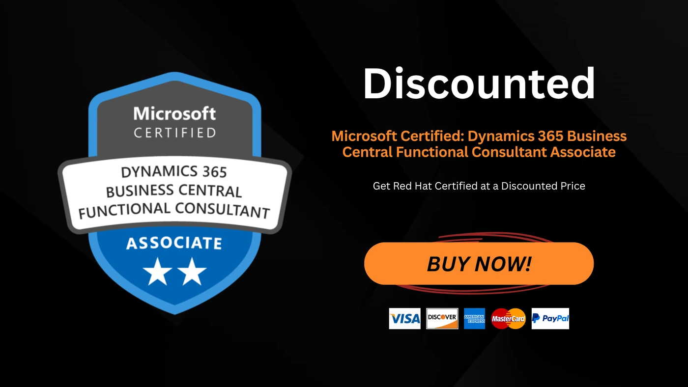 Microsoft Certified: Dynamics 365 Business Central Functional Consultant Associate