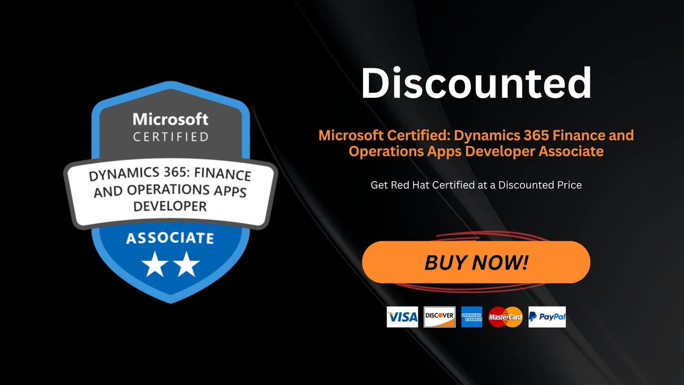 Microsoft Certified: Dynamics 365 Finance and Operations Apps Developer Associate