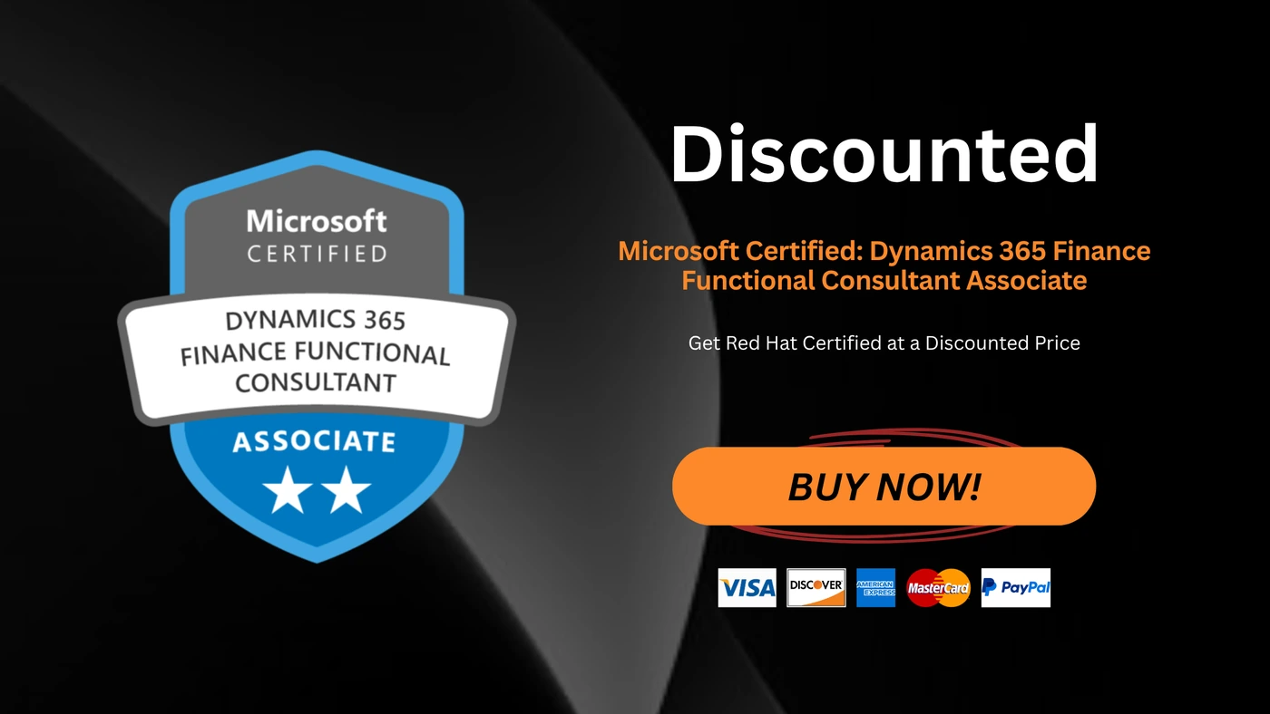 Microsoft Certified: Dynamics 365 Finance Functional Consultant Associate