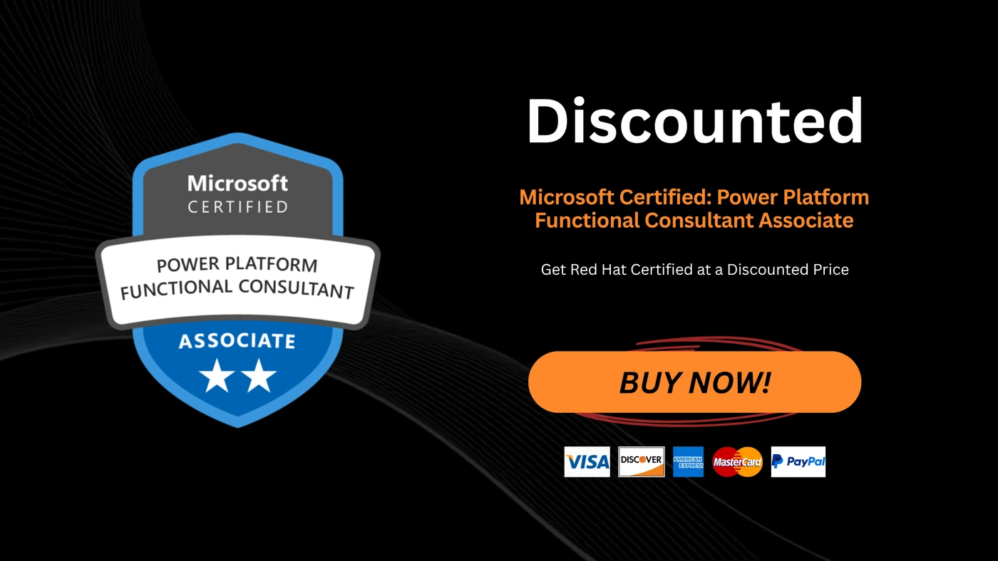 Microsoft Certified: Power Platform Functional Consultant Associate