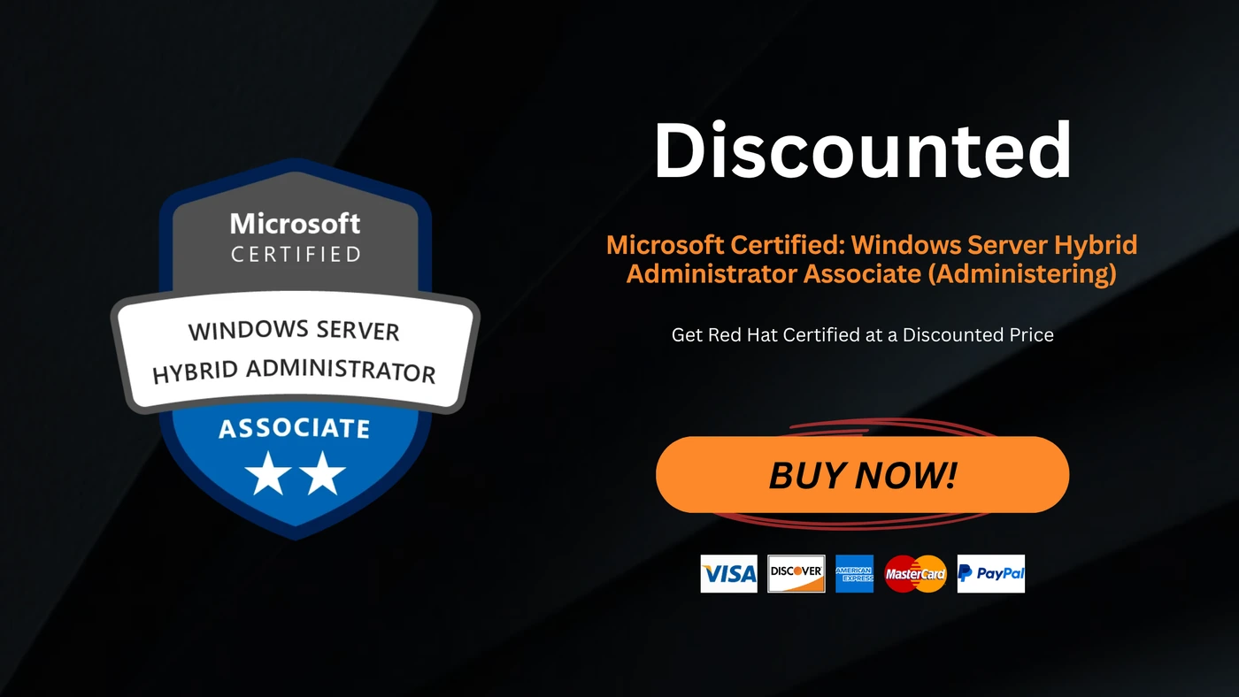 Microsoft Certified: Windows Server Hybrid Administrator Associate (Administering)