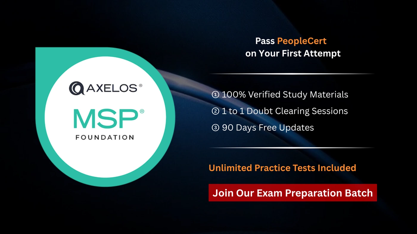 MSP Foundation (Managing Successful Programmes)