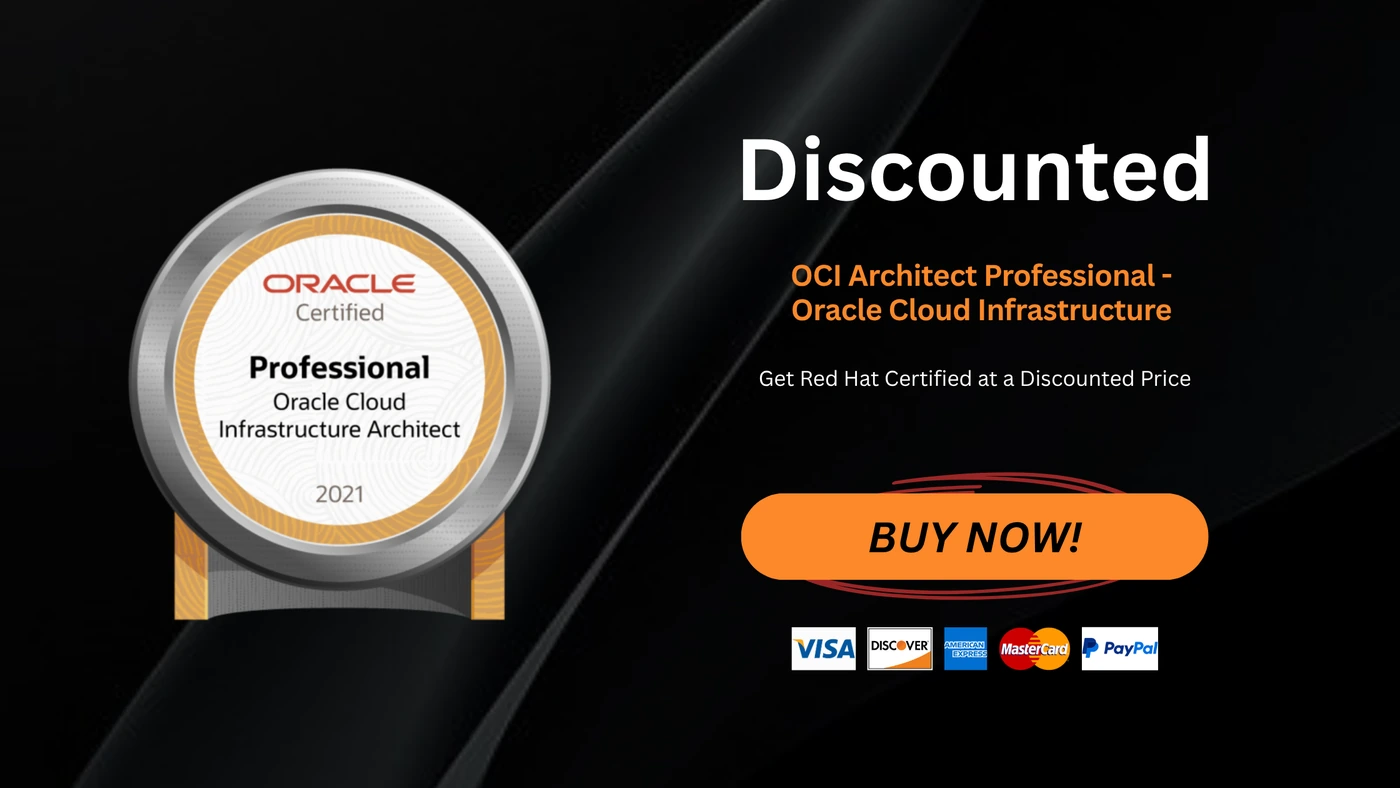 OCI Architect Professional - Oracle Cloud Infrastructure